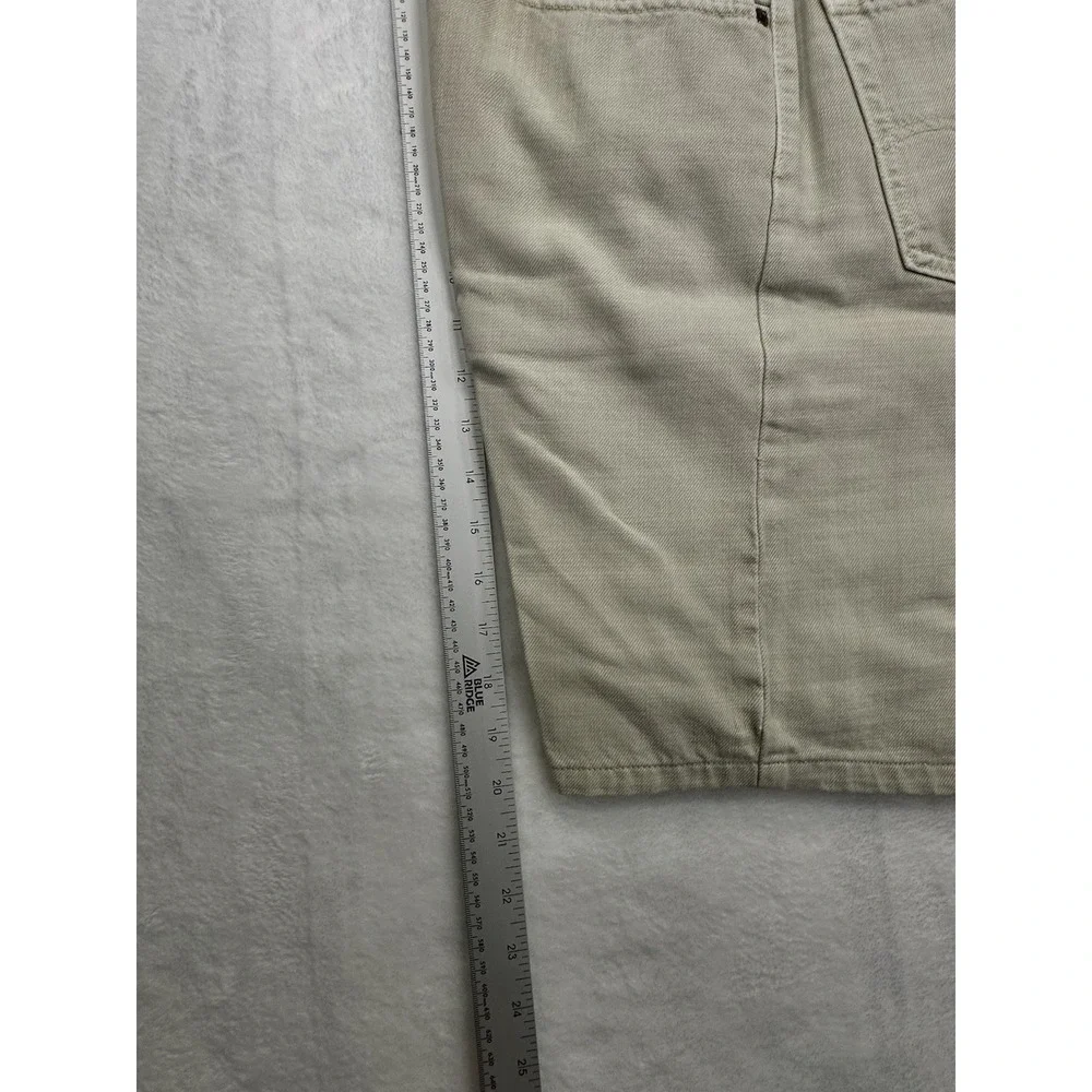 Levi's 505 Shorts Men's 40 Khaki Beige Classic Fit Red Tab Denim